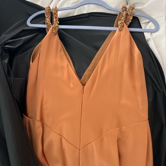 Kevan Hall beaded double strap gown - Picture 10 of 13